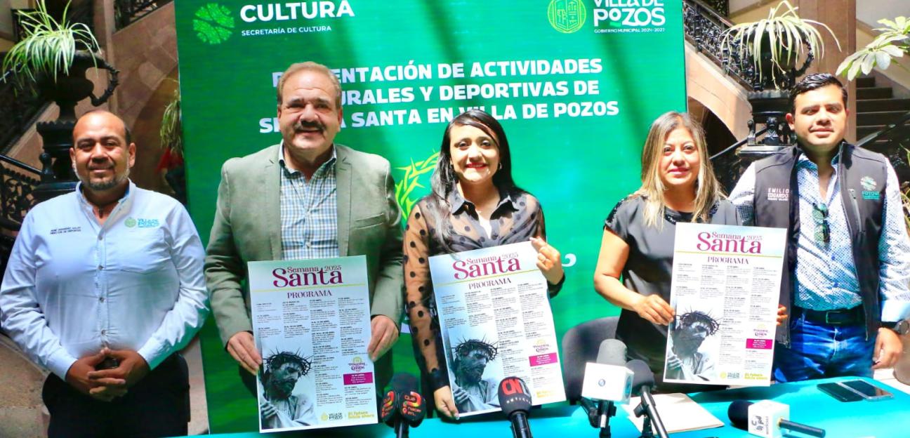 VILLA DE POZOS PRESENTA PROGRAMA DE ACTIVIDADES POR SEMANA SANTA