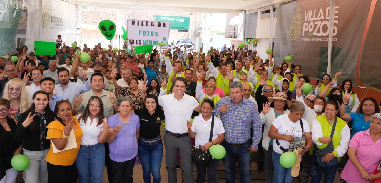 VILLA DE POZOS RESCATA VIALIDAD EN COL. EL PALMAR