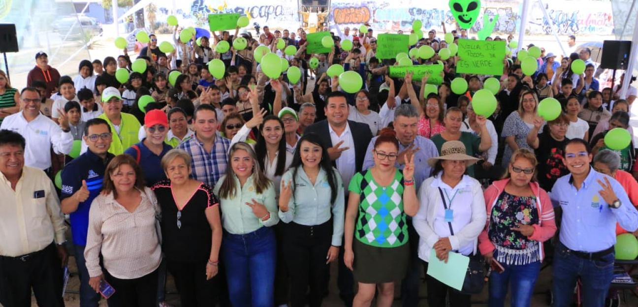 VILLA DE POZOS INICIA CONSTRUCCIÓN DE UNIDAD DEPORTIVA EL PALMAR 