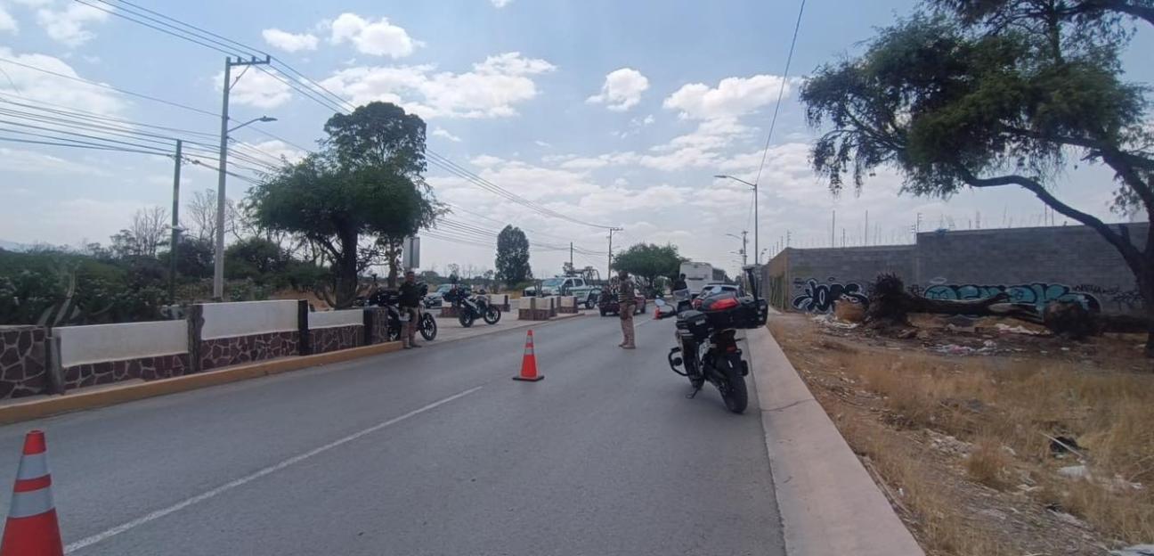REFUERZA VILLA DE POZOS LA SEGURIDAD VIAL CON OPERATIVO MOTONETAS