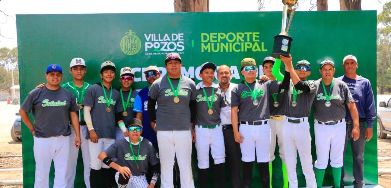 VILLA DE POZOS VIVIÓ PRIMER CUADRANGULAR DE BÉISBOL