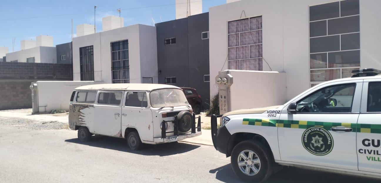 VILLA DE POZOS MANTIENE OPERATIVO PARA RETIRAR VEHÍCULOS ABANDONADOS