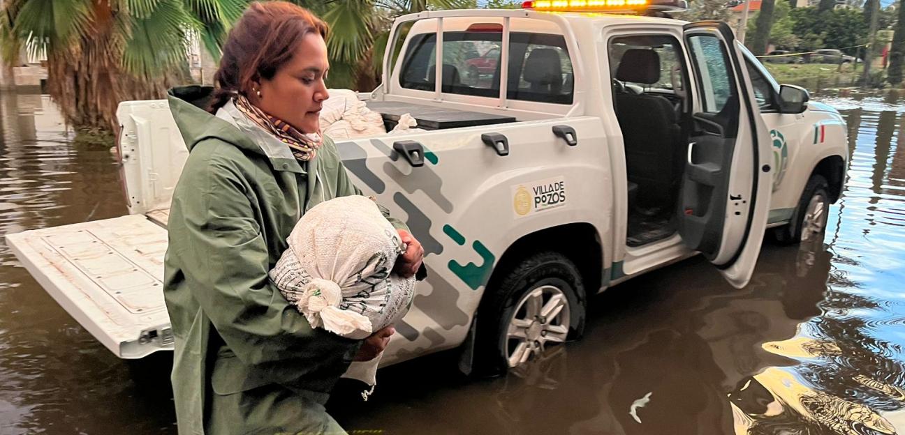 VILLA DE POZOS REFUERZA ACCIONES ANTE PRONÓSTICO DE LLUVIAS
