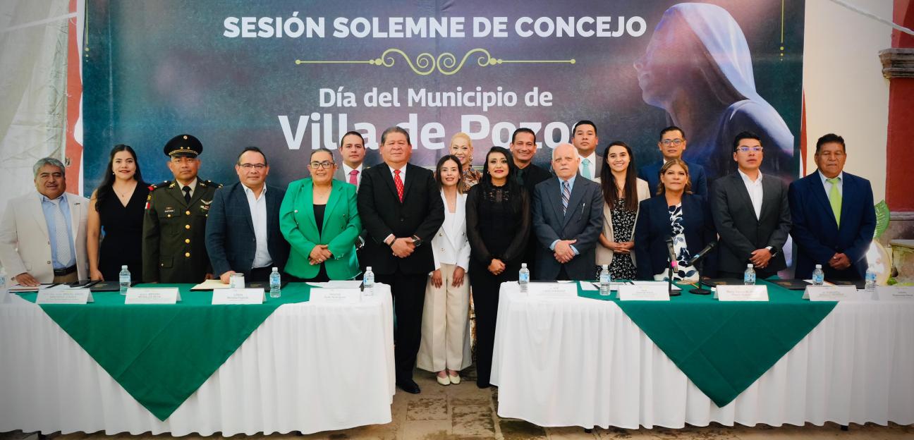 VILLA DE POZOS CELEBRA SU PRIMER ANIVERSARIO COMO MUNICIPIO AUTÓNOMO