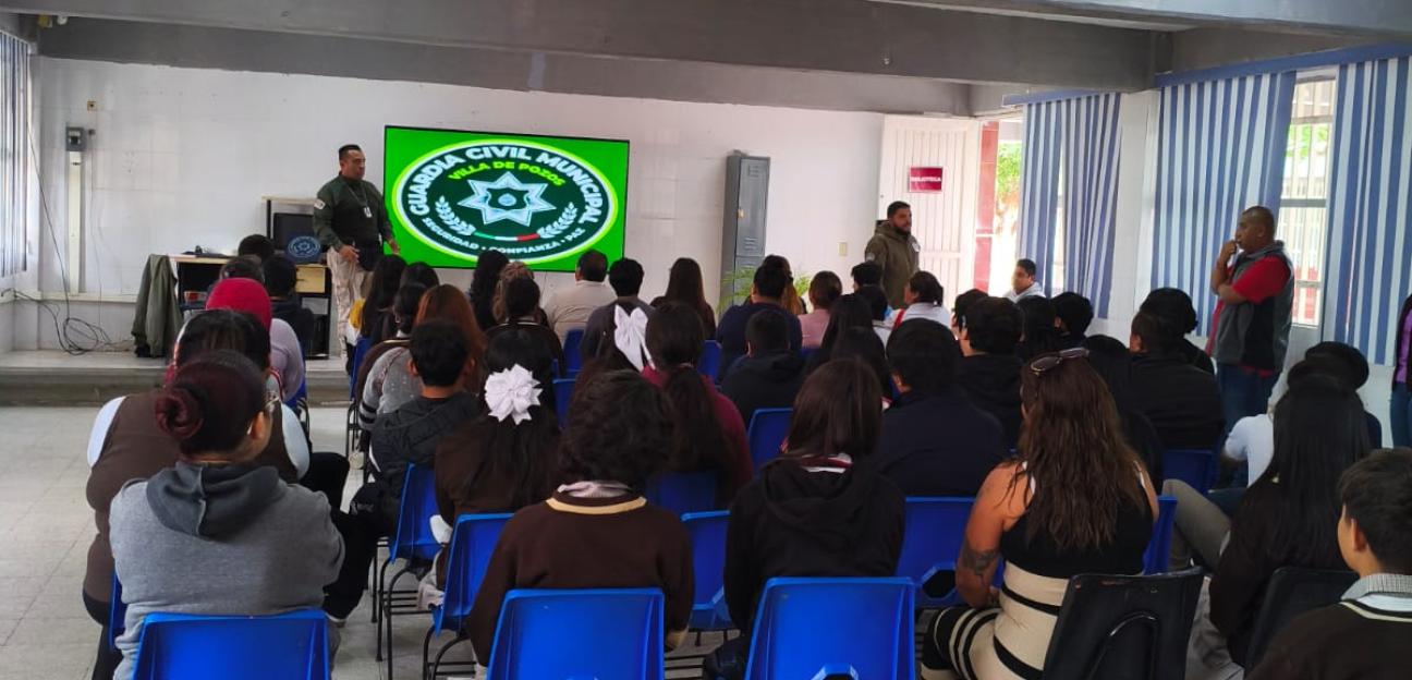 VILLA DE POZOS IMPLEMENTA PROGRAMA PREVENTIVO EN ESCUELAS