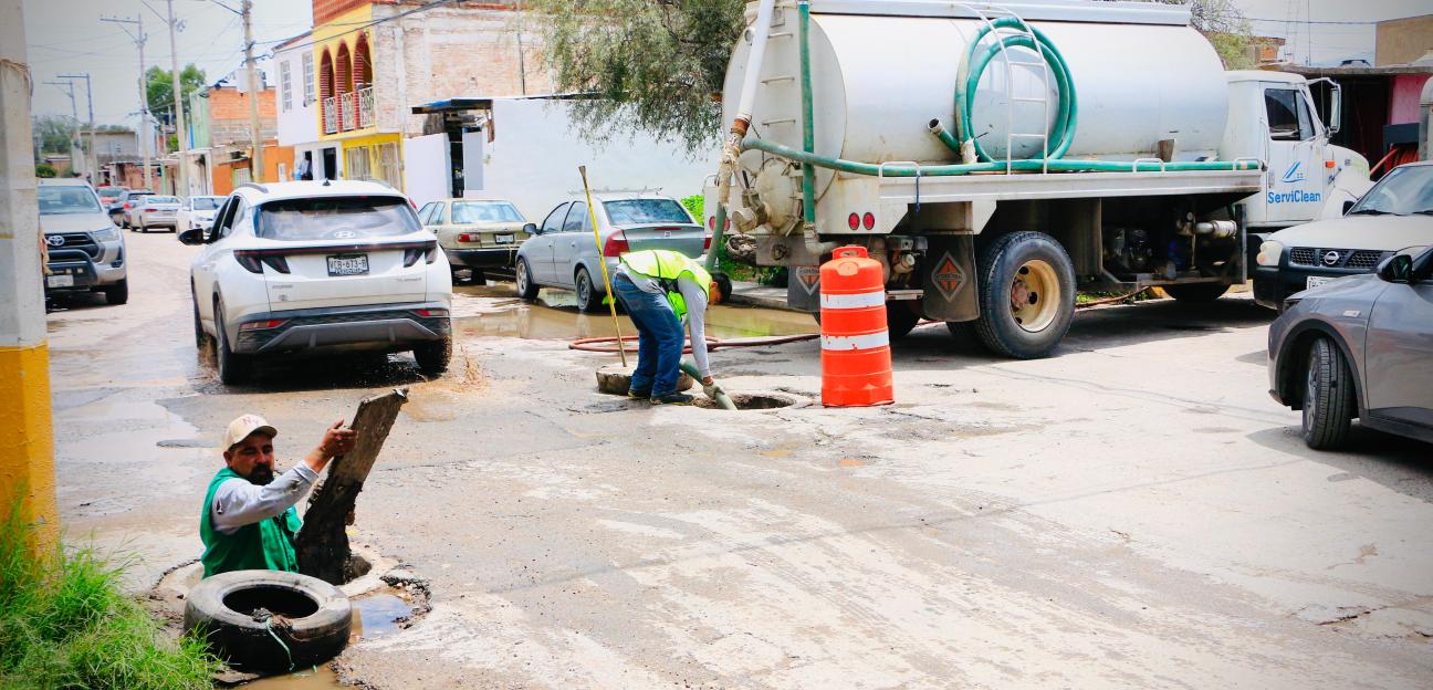 VILLA DE POZOS REFUERZA ACCIONES PARA MITIGAR  EFECTACIONES POR LLUVIAS