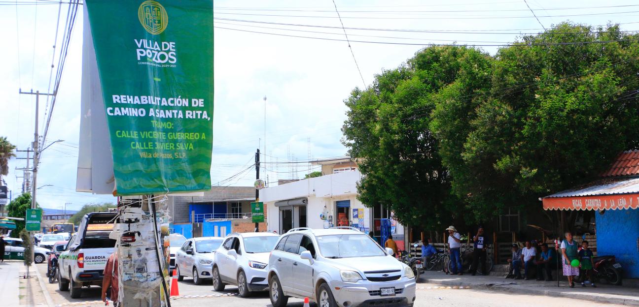 VILLA DE POZOS IMPULSA OBRAS PARA RESCATAR INFRAESTRUCTURA VIAL