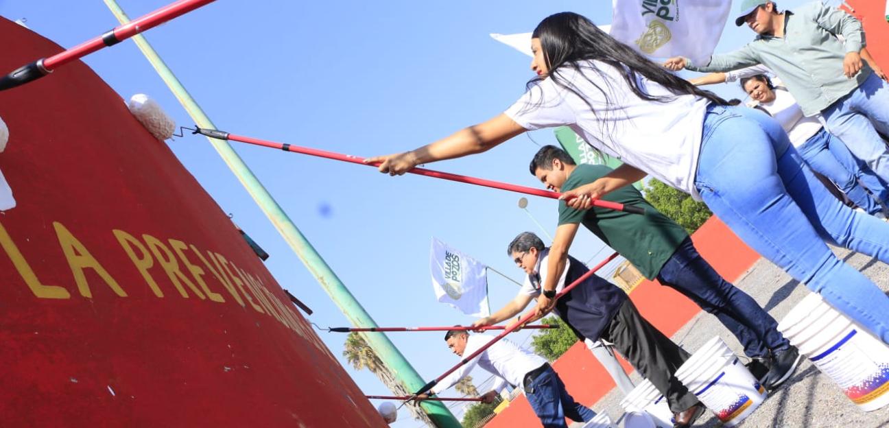 VILLA DE POZOS IMPULSA DEPORTE CON REHABILITACIÓN DE UNIDADES DEPORTIVAS