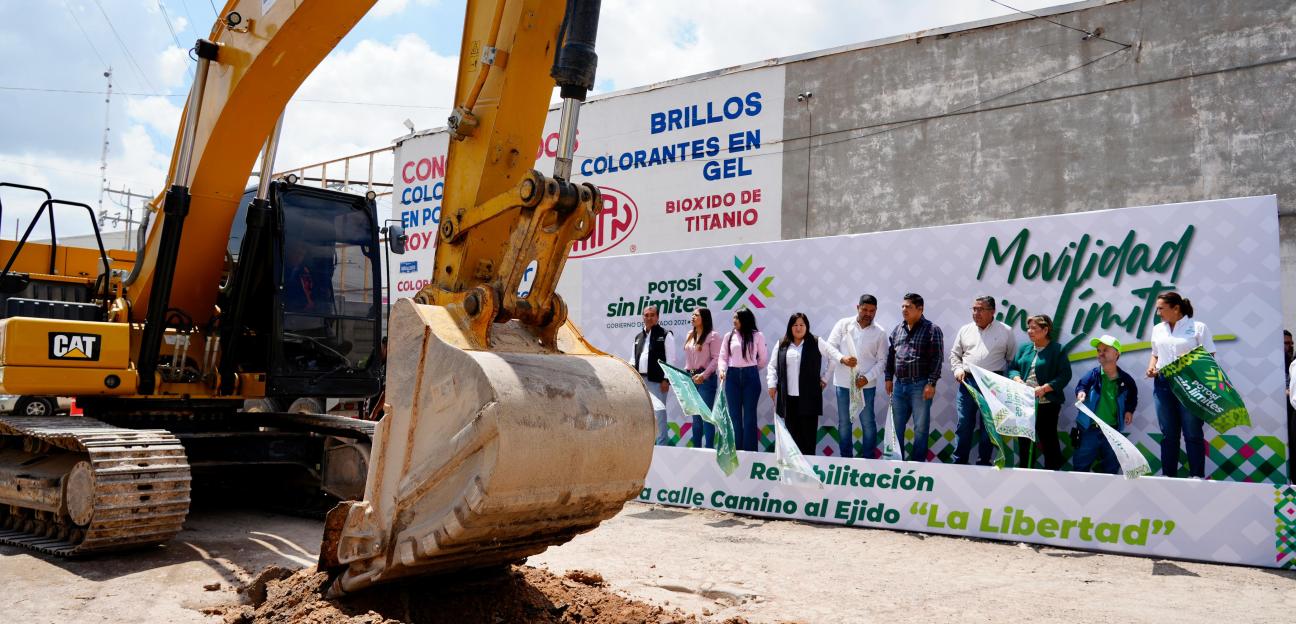VILLA DE POZOS SE SUMA A LA REHABILITACIÓN DE EJIDO LA LIBERTAD