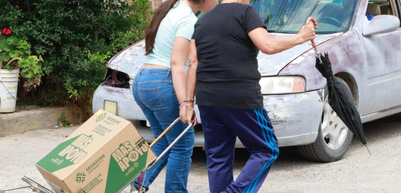 COLONIA AZTECA RECIBIÓ PROGRAMA DE SEGURIDAD ALIMENTARIA