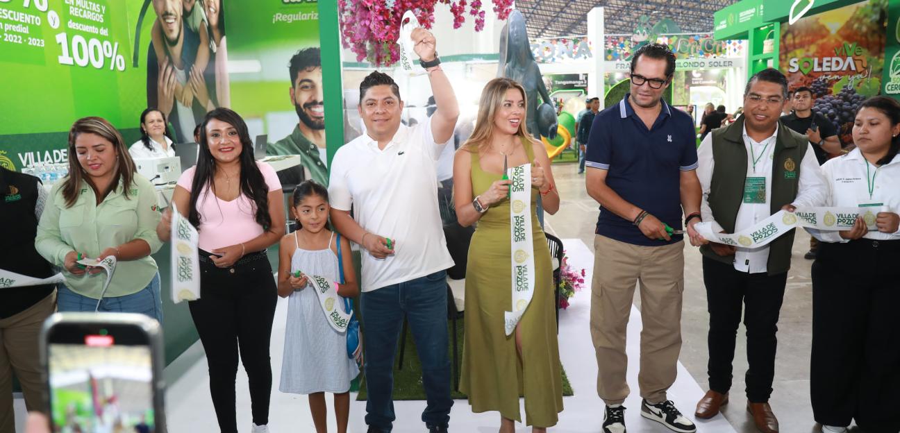 INAUGURA VILLA DE POZOS STAND EN FENAPO 2025