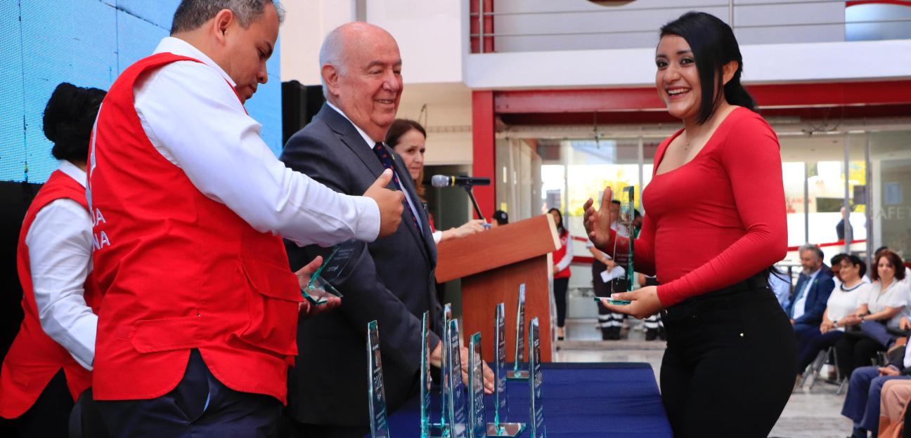 VILLA DE POZOS FUE RECONOCIDO COMO ALIADO DE ORO POR LA CRUZ ROJA MEXICANA EN SLP