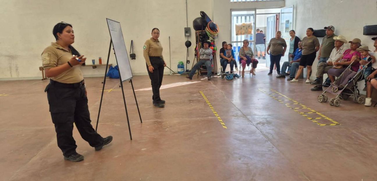 VILLA DE POZOS REFUERZA PREPARACIÓN DE HABITANTES ANTE EMERGENCIAS