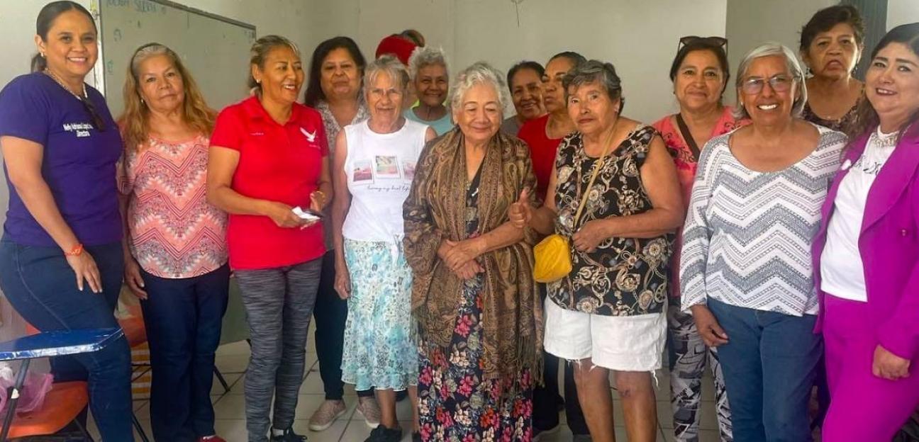 VILLA DE POZOS IMPULSA EMPODERAMIENTO DE ADULTAS MAYORES