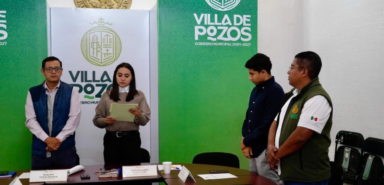 INAUGURAN COMISIÓN PERMANENTE DE DESARROLLO ECONÓMICO EN VILLA DE POZOS