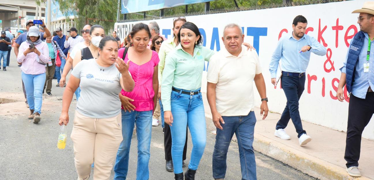 VILLA DE POZOS SUPERVISA REHABILITACIÓN EN BOSQUES DE LAS FLORES