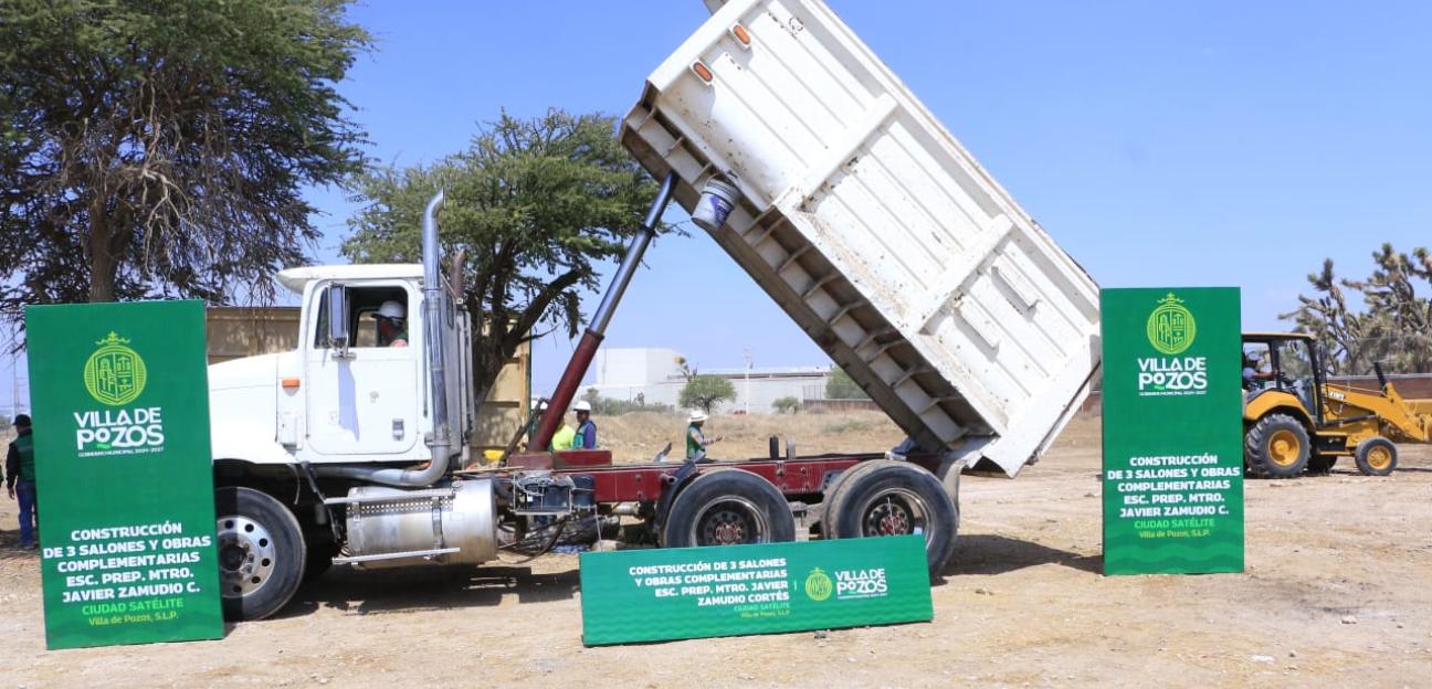 ENTREGARÁN MÁS OBRAS URBANAS Y EDUCATIVAS EN VILLA DE POZOS