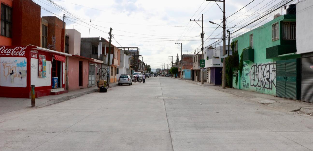CALLE 70 EN VILLA DE POZOS PRESENTA CERCA DE 85 POR CIENTO DE AVANCE