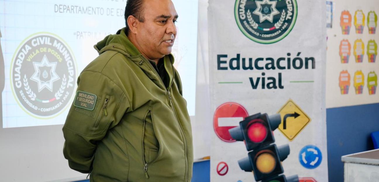 FORTALECE VILLA DE POZOS LA EDUCACIÓN VIAL EN ESCUELAS