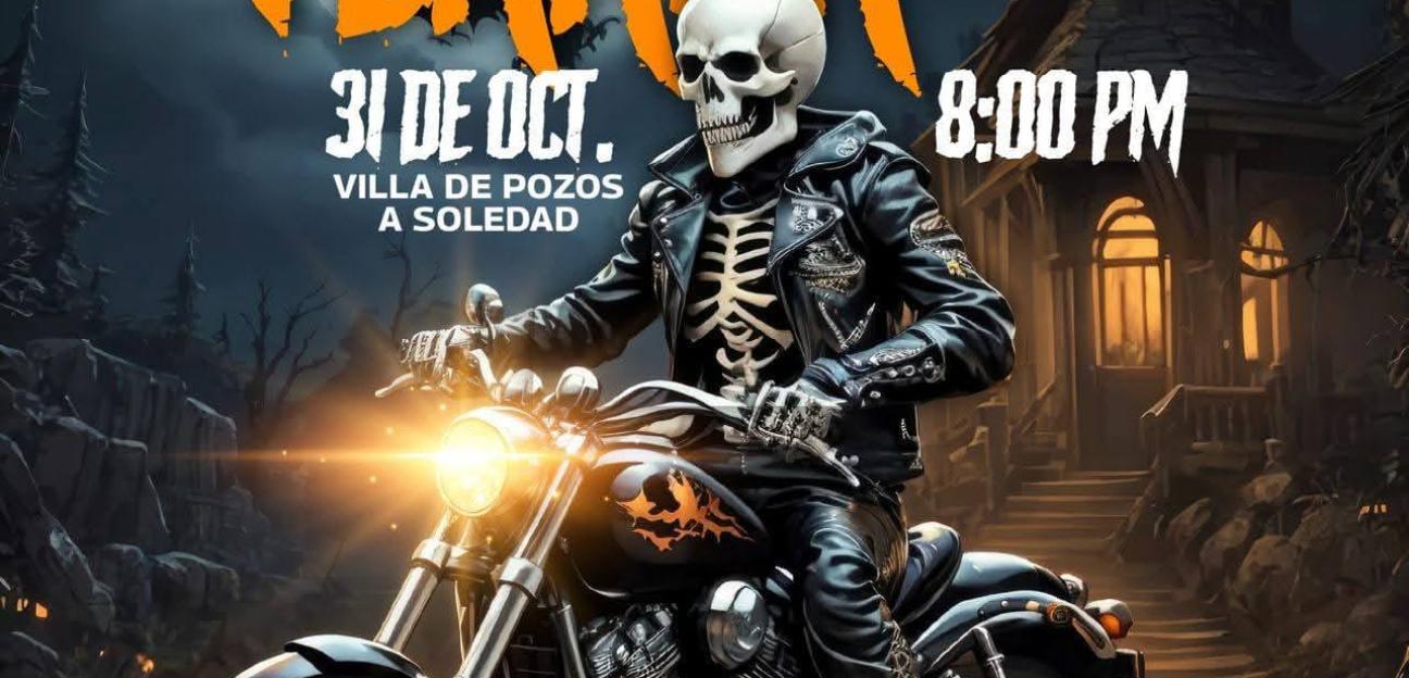 MOTOCILISTAS CELEBRARÁN RODADA DEL TERROR METROPOLITANA