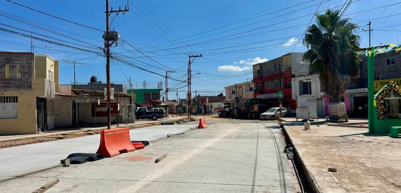 AVANZA ÚLTIMO TRAMO DE LA REHABILITACIÓN DE CALLE 70 EN VILLA DE POZOS
