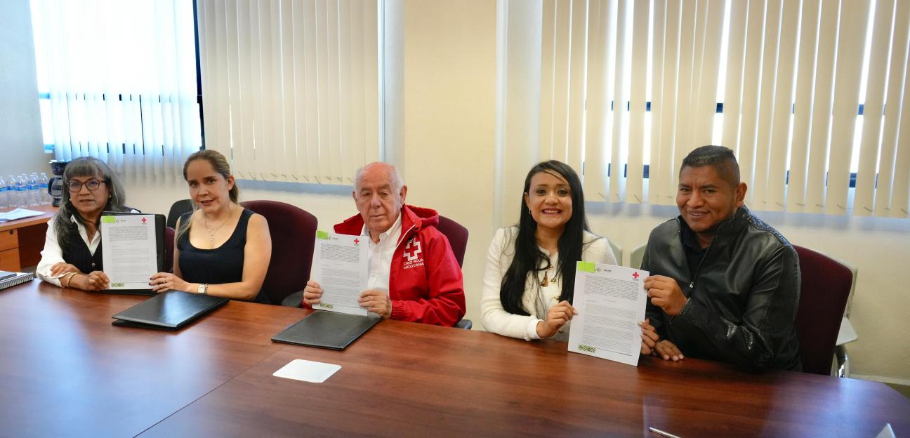 VILLA DE POZOS FORTALECE LAZOS CON CRUZ ROJA PARA LA ATENCIÓN A EMERGENCIAS