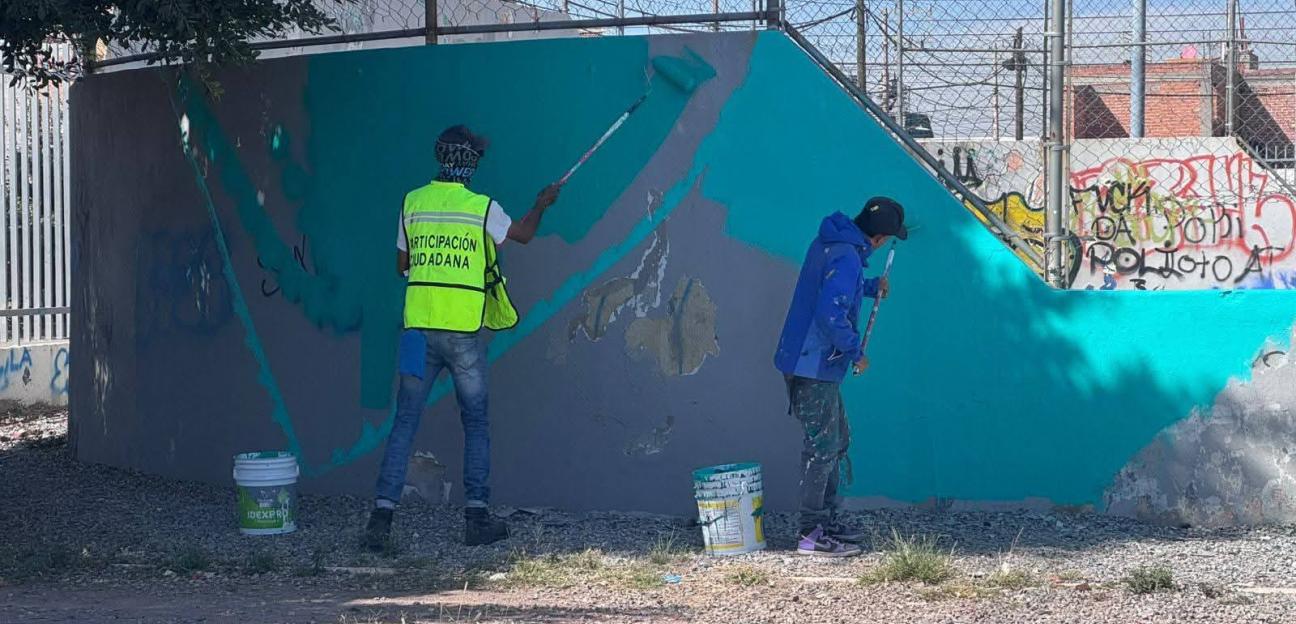 MEJORAN ESPACIOS DEPORTIVOS EN VILLA DE POZOS