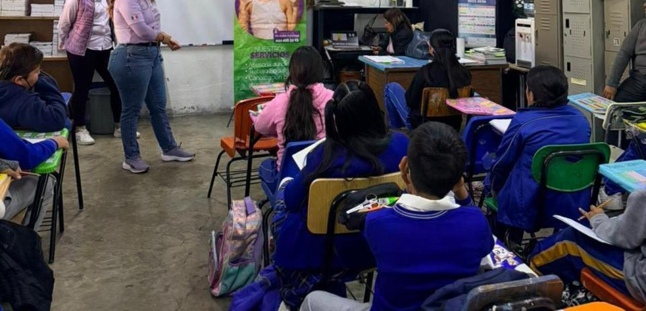 VILLA DE POZOS PROMUEVE LA NO VIOLENCIA EN ESCUELAS