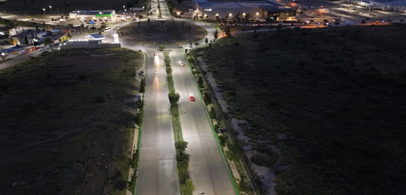 GOBIERNO DEL ESTADO Y VILLA DE POZOS MODERNIZAN ALUMBRADO EN CIUDAD SATÉLITE