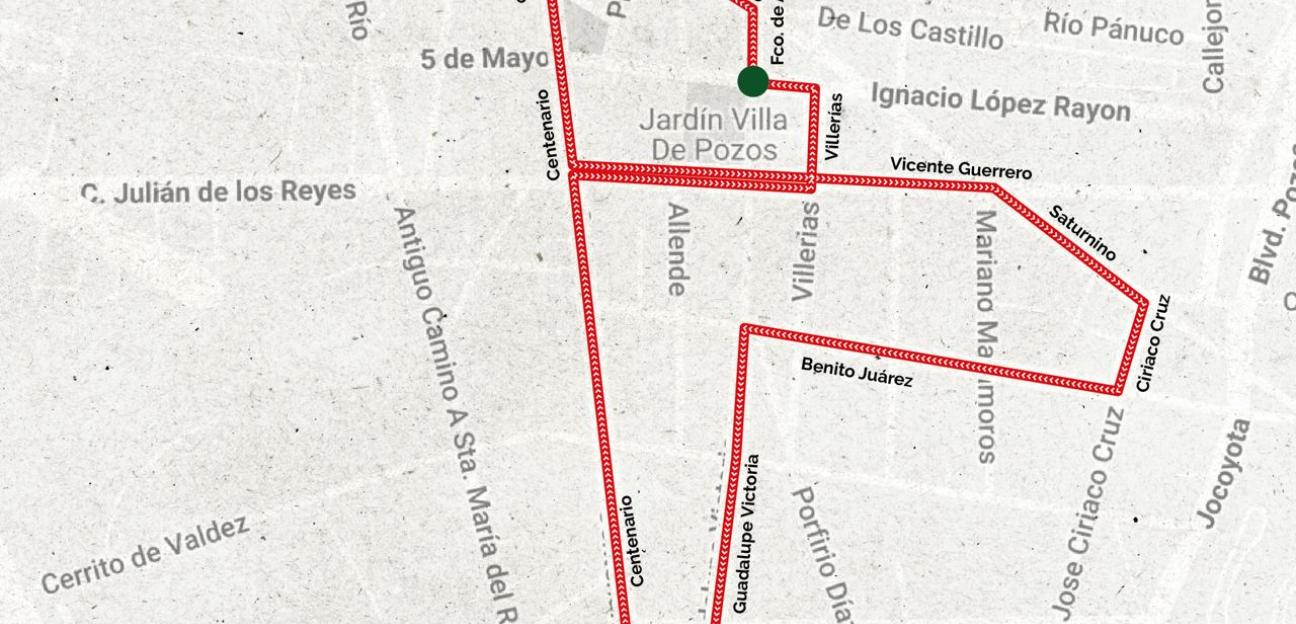 INSTALA VILLA DE POZOS OPERATIVO DE SEGURIDAD VIAL