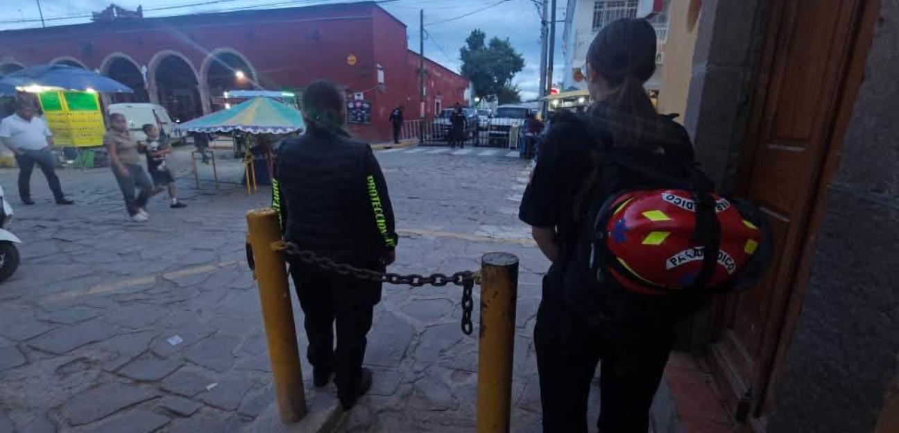 OPERATIVO NOCTURNO EN VILLA DE POZOS POR BAJAS TEMPERATURAS