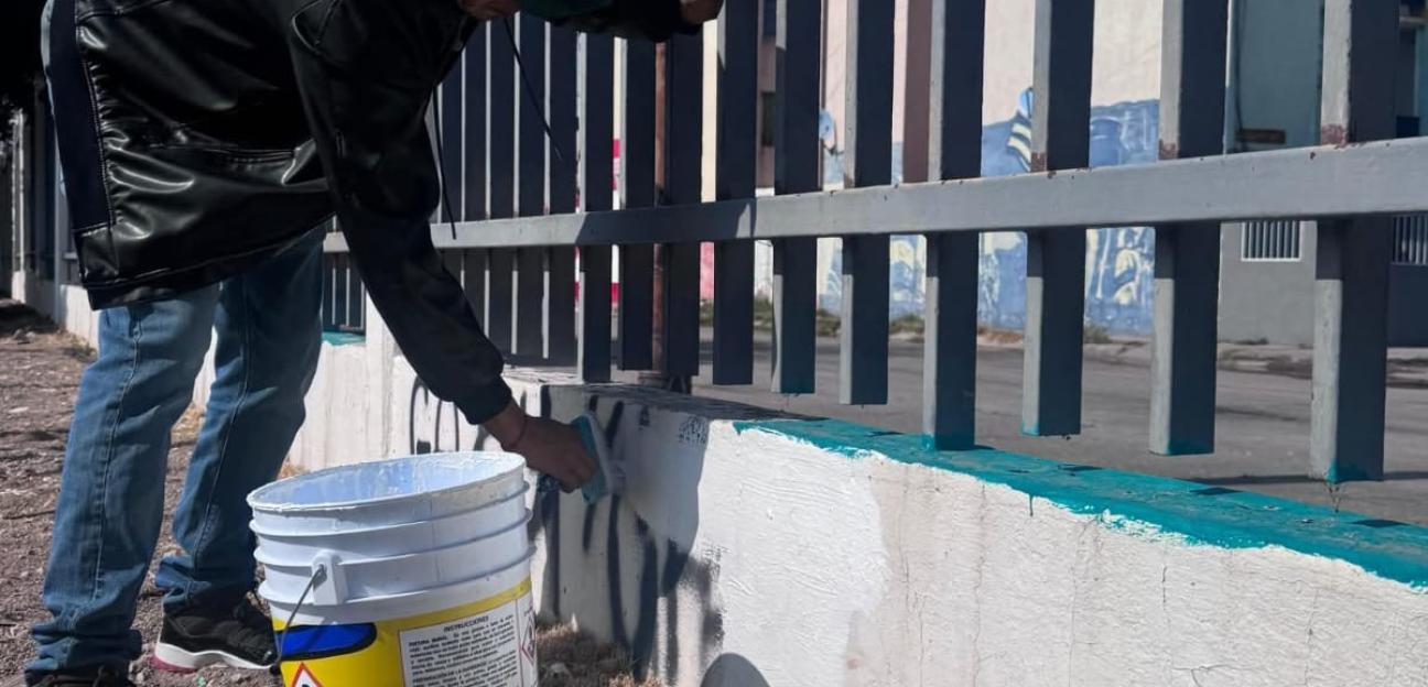 REFUERZAN MANTENIMIENTO Y MEJORA EN ÁREAS DEPORTIVAS DE VILLA DE POZOS