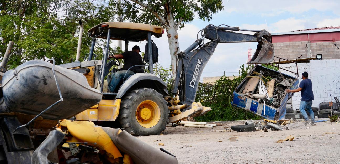 VILLA DE POZOS RESCATA ÁREA VERDE ABANDONADA EN EL PALMAR