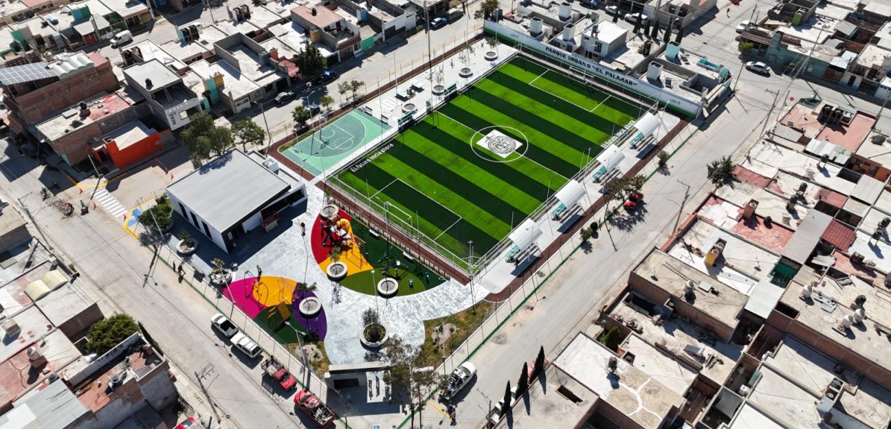 VILLA DE POZOS FORTALECE LA INFRAESTRUCTURA RECREATIVA Y DEPORTIVA EN EL MUNICIPIO