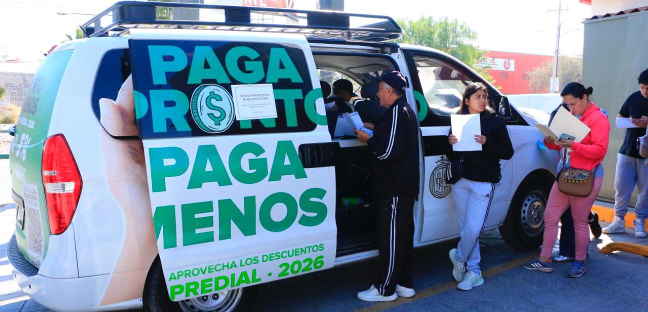 MÓDULOS MÓVILES FORTALECEN EL PAGO DEL PREDIAL EN VILLA DE POZOS