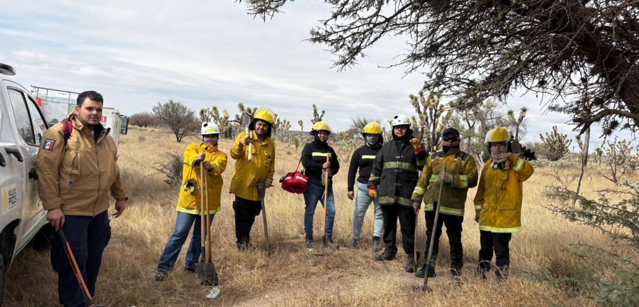 VILLA DE POZOS FORTALECE LA PREVENCIÓN CON CAPACITACIÓN EN COMBATE DE INCENDIOS FORESTALES