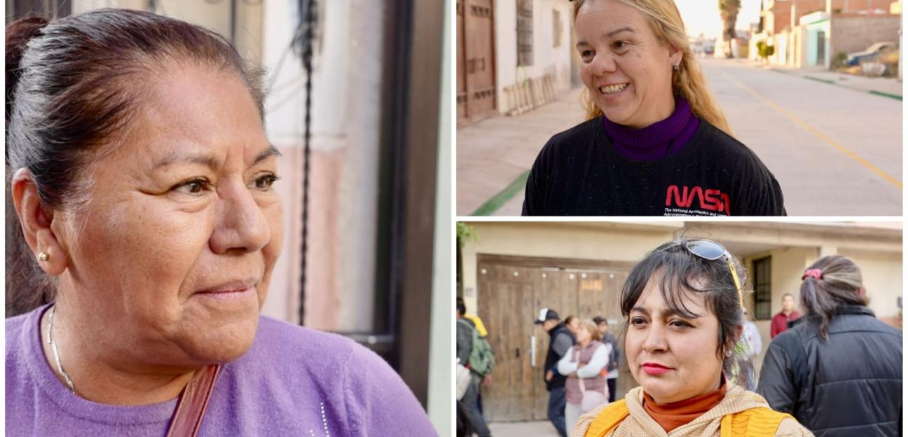 VECINOS DE LAS MERCEDES AGRADECEN A PATY ARADILLAS POR REHABILITACIÓN VIAL