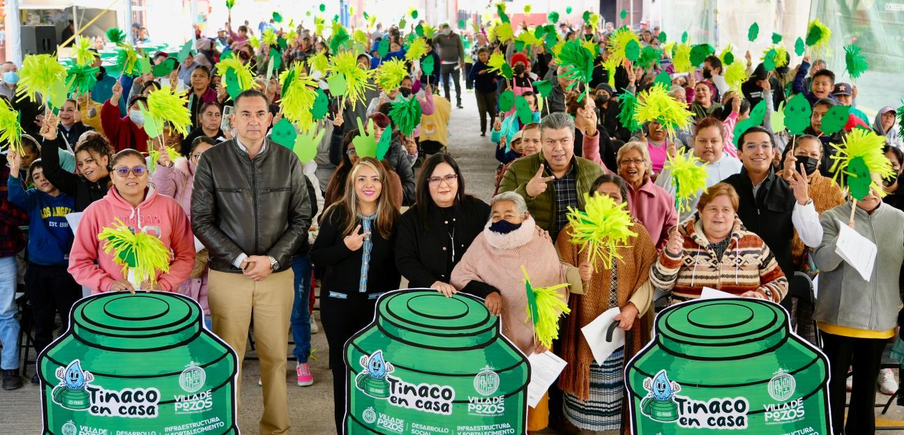 VILLA DE POZOS PONE EN MARCHA EL PROGRAMA “TINACO EN CASA”