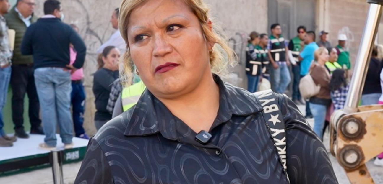 VECINOS EN LA COLONIA MISIÓN DEL PALMAR AGRADECEN REHABILITACIÓN TOTAL DE LA CALLE 101