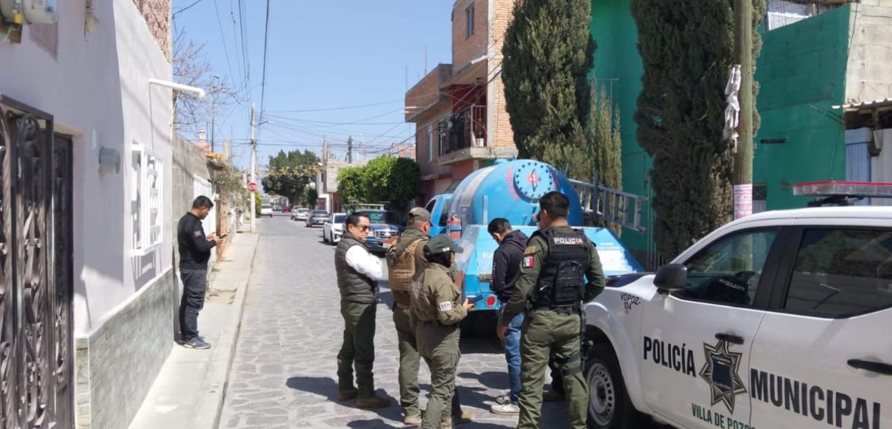 PROTECCIÓN CIVIL DE VILLA DE POZOS REFUERZA SUPERVISIÓN DE CILINDROS Y PIPAS DE GAS