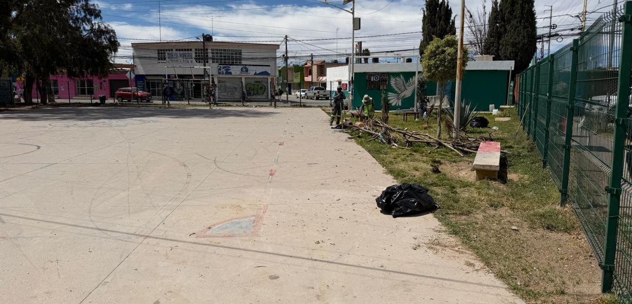 VILLA DE POZOS RESCATA ESPACIO PÚBLICO EN RANCHO VIEJO