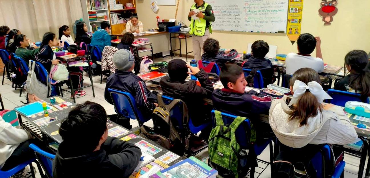 VILLA DE POZOS FORTALECE LA CULTURA VIAL EN ESCUELAS