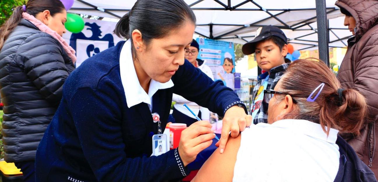 VILLA DE POZOS FORTALECE JORNADAS DE VACUNACIÓN