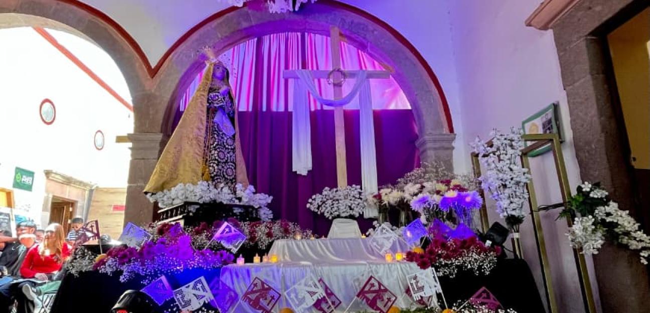 VILLA DE POZOS HONRA SUS TRADICIONES CON LA INAUGURACIÓN DEL ALTAR DE DOLORES