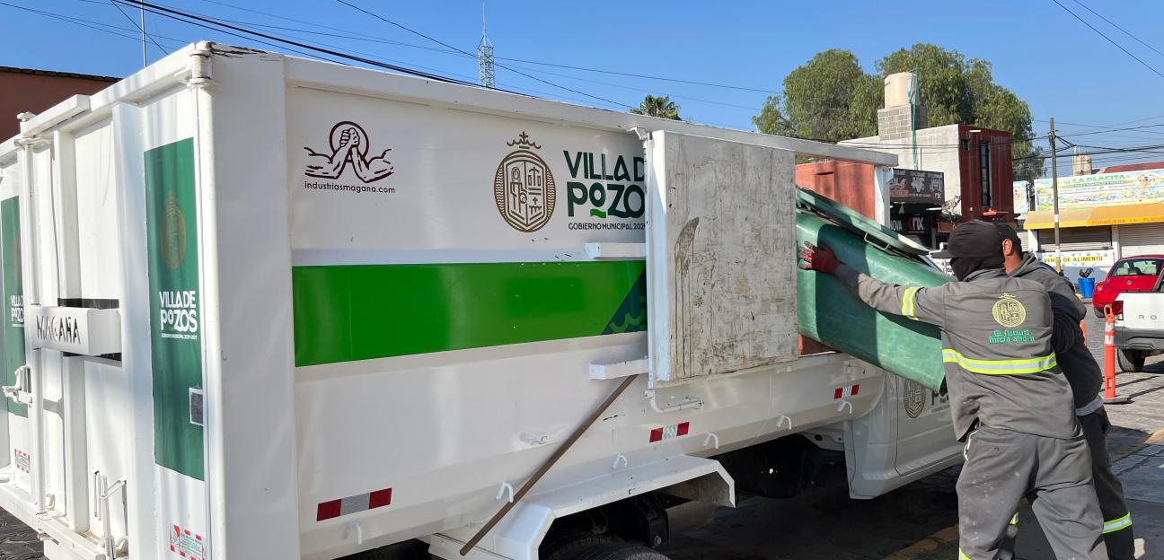 TRABAJO CONSTANTE MANTUVO LIMPIO VILLA DE POZOS DURANTE SEMANA SANTA