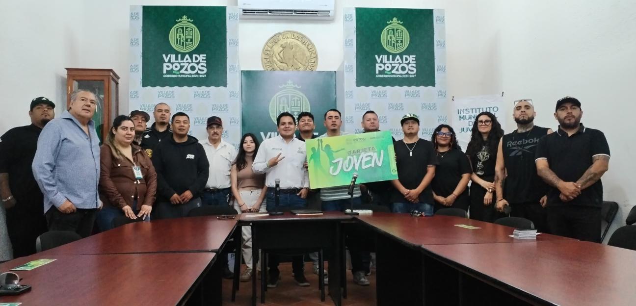 FORTALECEN APOYO A JÓVENES CON TARJETA JOVEN EN VILLA DE POZOS