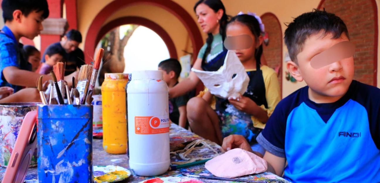 IMPULSAN EL ARTE Y LA CREATIVIDAD EN LA NIÑEZ DE VILLA DE POZOS