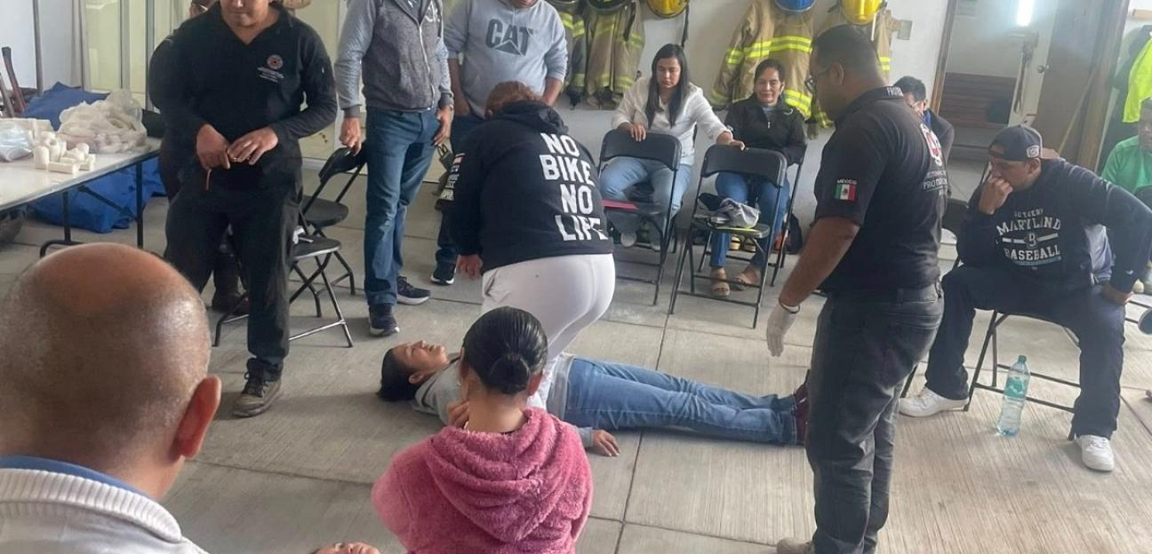 FORTALECEN CAPACITACIÓN EN BRIGADAS DE EMERGENCIA EN VILLA DE POZOS