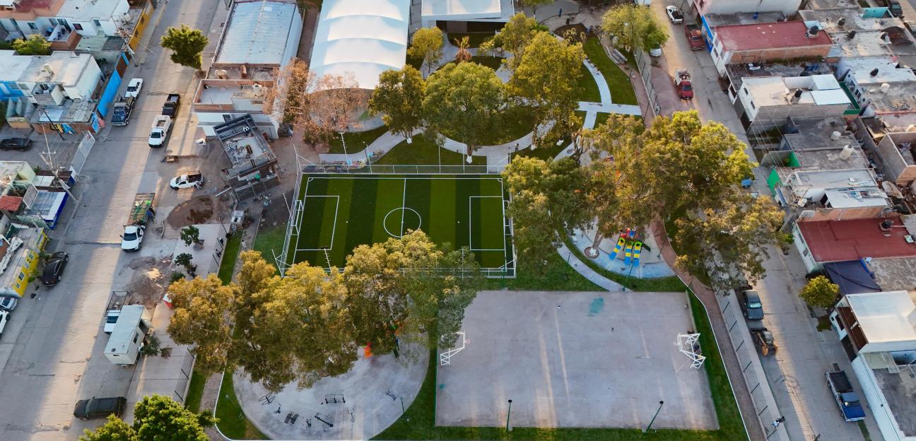 AVANZA REHABILITACIÓN DE PARQUE URBANO Rancho Viejo II EN VILLA DE POZOS