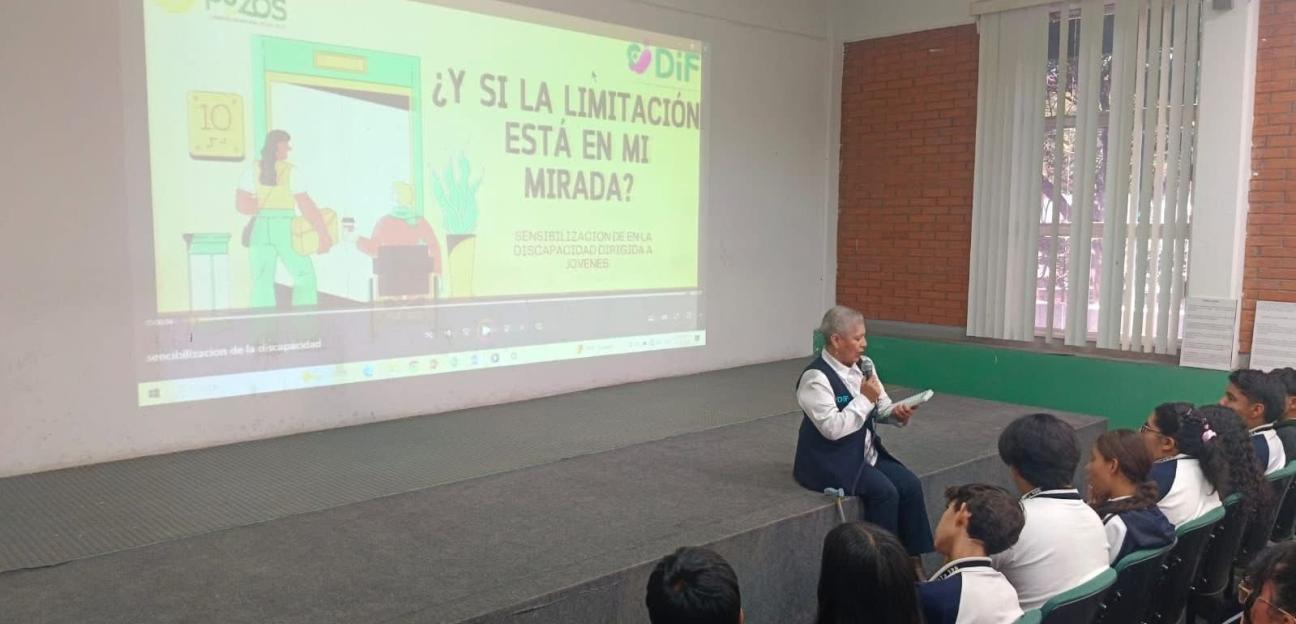 DIF MUNICIPAL PROMUEVE LA INCLUSIÓN Y LA CONCIENCIA SOCIAL ENTRE JÓVENES DE VILLA DE POZOS